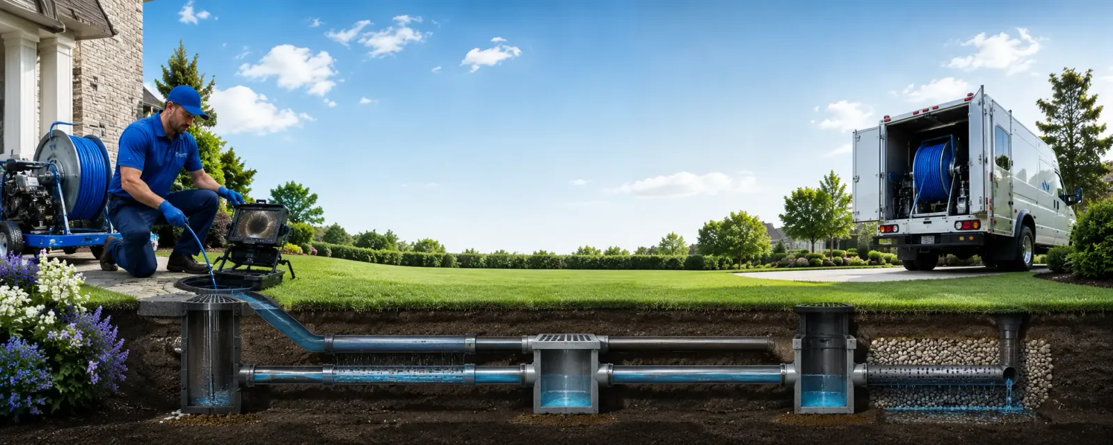 Outdoor drain cleaning information for Swampscott, MA
